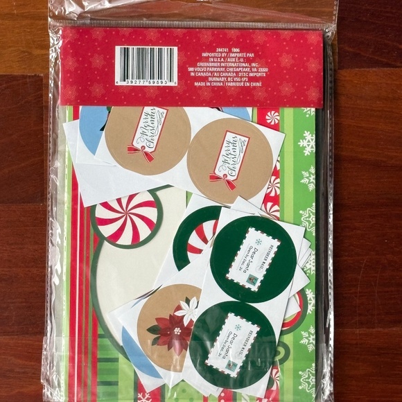 6 Holiday Cookie Boxes with Stickers - NWT - Picture 8 of 11